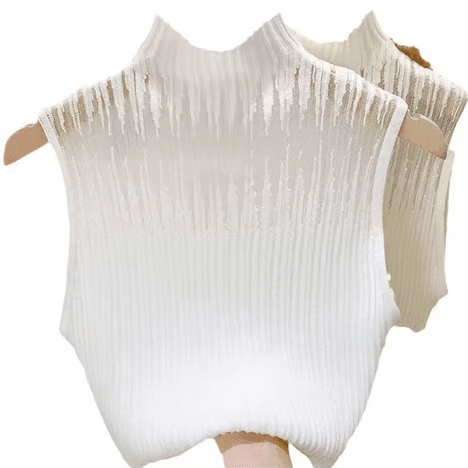 Knitted Turtleneck Vest