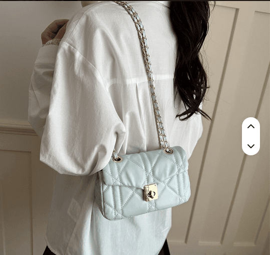 Classic Quilted Chain Crossbody Bag