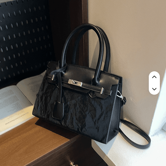 Valencia Structured Top-Handle Satchel Bag