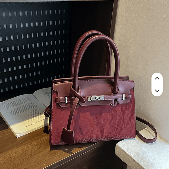 Valencia Structured Top-Handle Satchel Bag