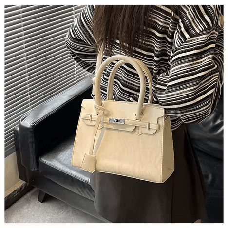 Valencia Structured Top-Handle Satchel Bag