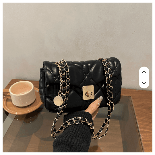 Classic Quilted Chain Crossbody Bag