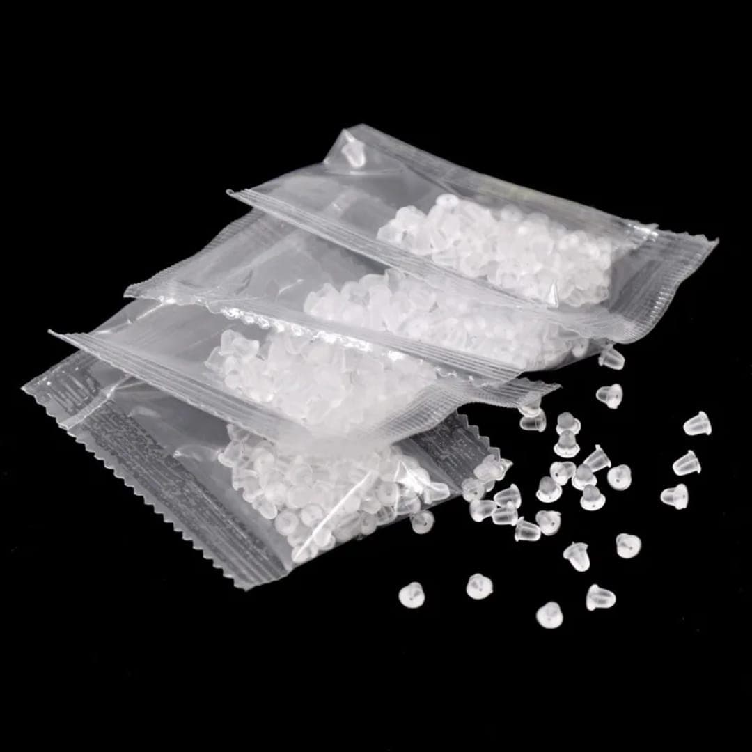 Silicone earing stopper