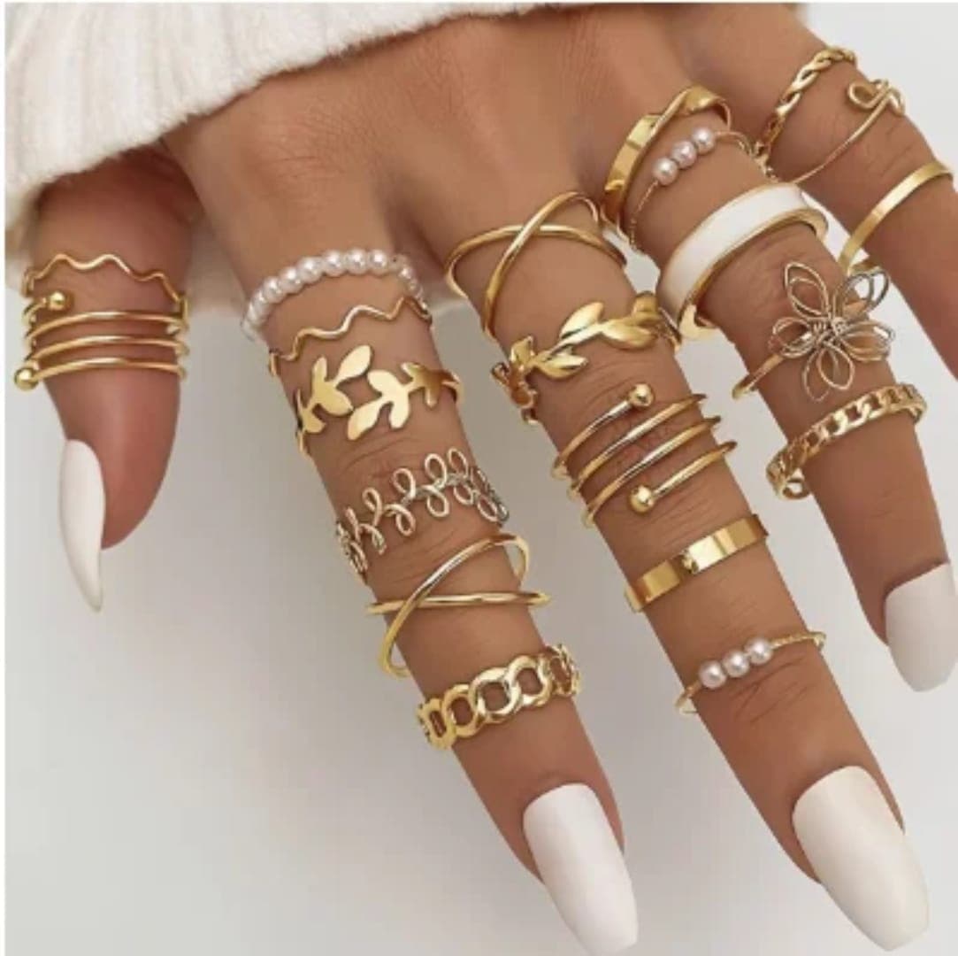 The Ultimate 21-Piece Golden Stack Collection ✨